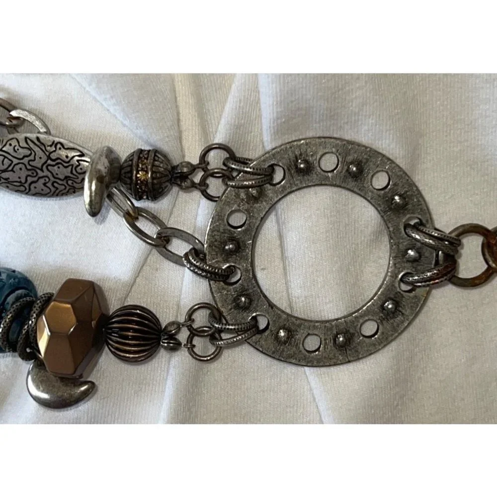 Southwestern Metal And Ceramic Belt -- 48